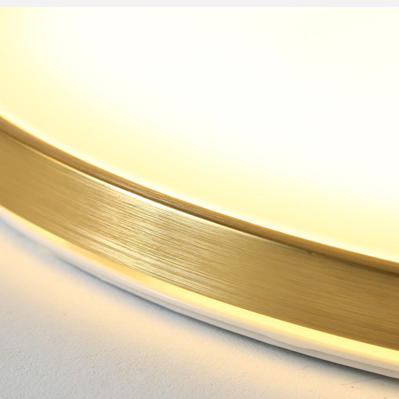 Modern Led Fixture Flush Mount Lighting Fixture Acrylic and Metal Lampshade for Corridor