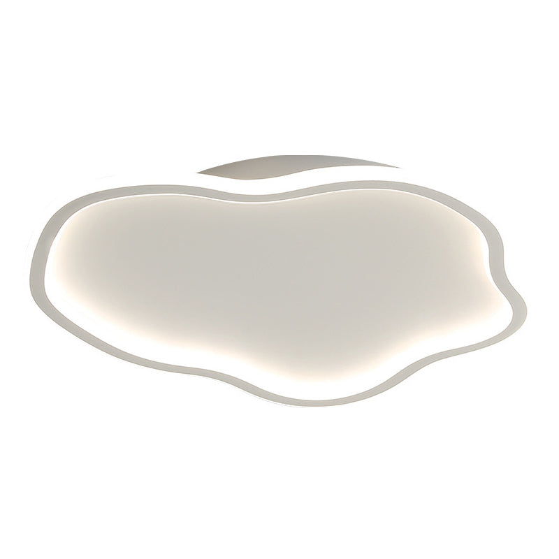 Luminaire Led moderne encastré, abat-jour en acrylique en forme de nuage pour chambre à coucher