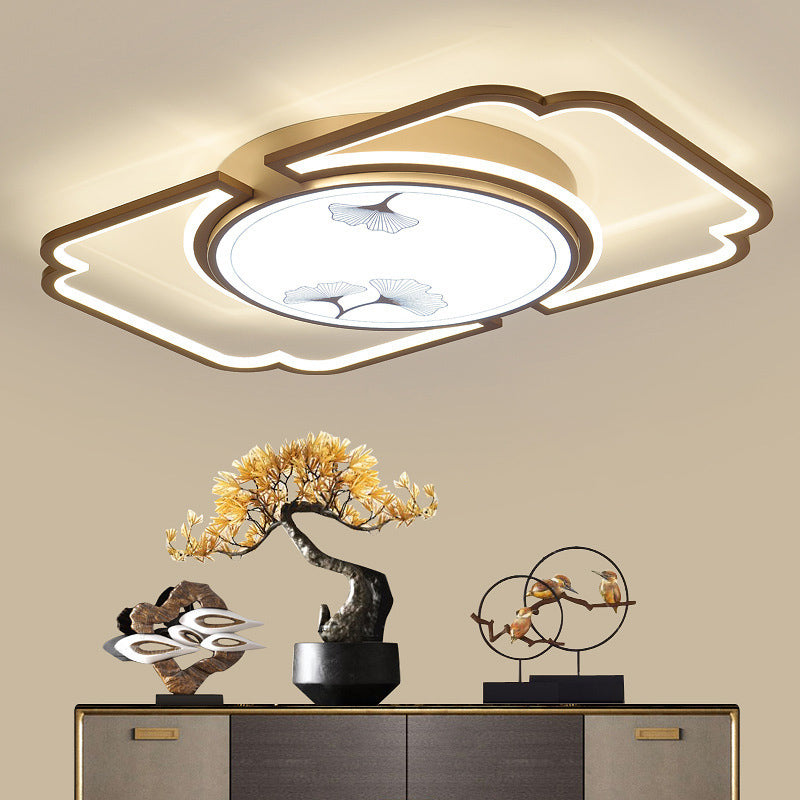 Luminaire de plafond encastré moderne en acrylique, luminaire LED pour salon