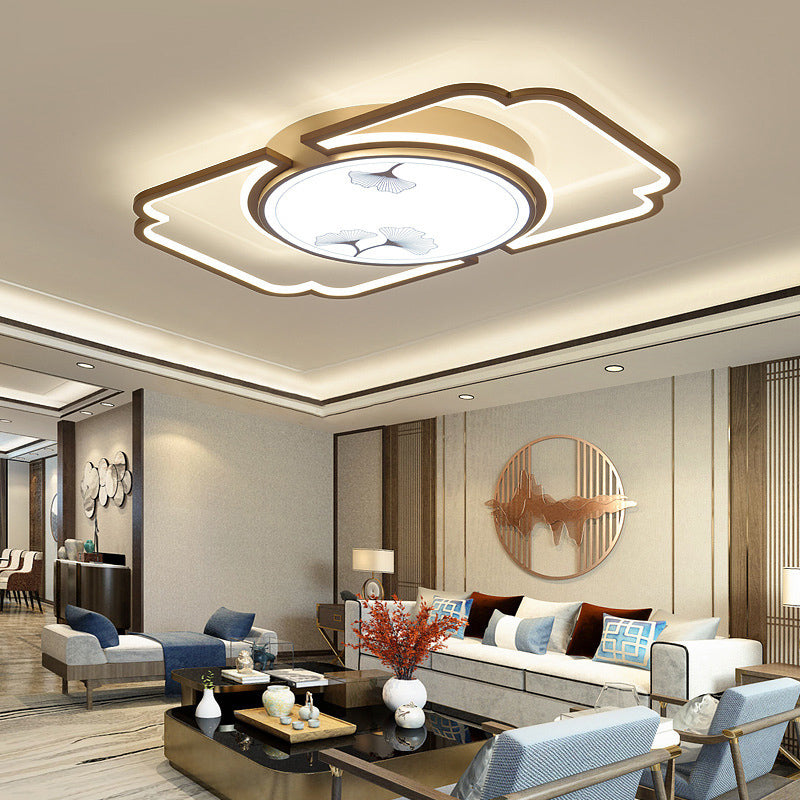 Luminaire de plafond encastré moderne en acrylique, luminaire LED pour salon