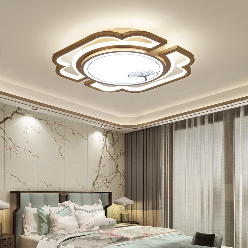 Luminaire de plafond encastré moderne en acrylique, luminaire LED pour salon