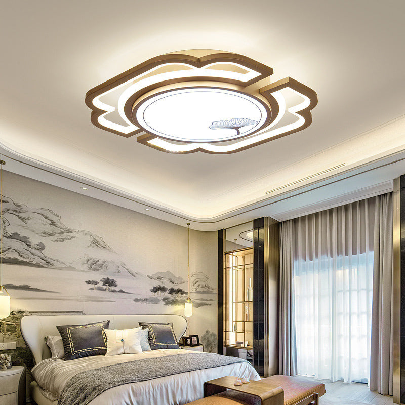 Luminaire de plafond encastré moderne en acrylique, luminaire LED pour salon