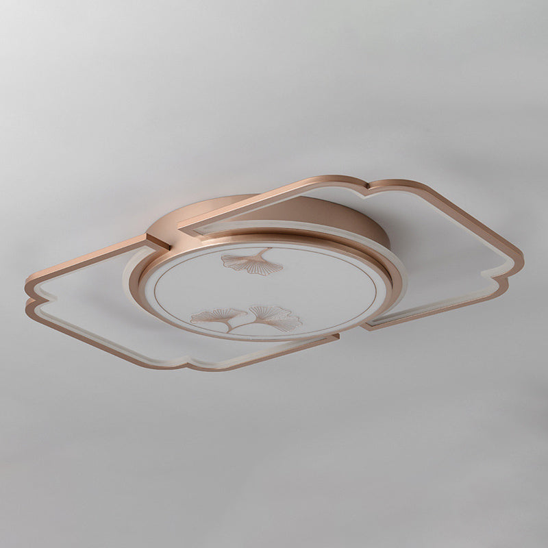 Luminaire de plafond encastré moderne en acrylique, luminaire LED pour salon