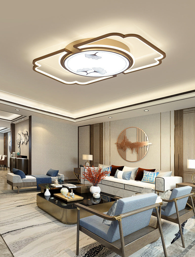 Luminaire de plafond encastré moderne en acrylique, luminaire LED pour salon