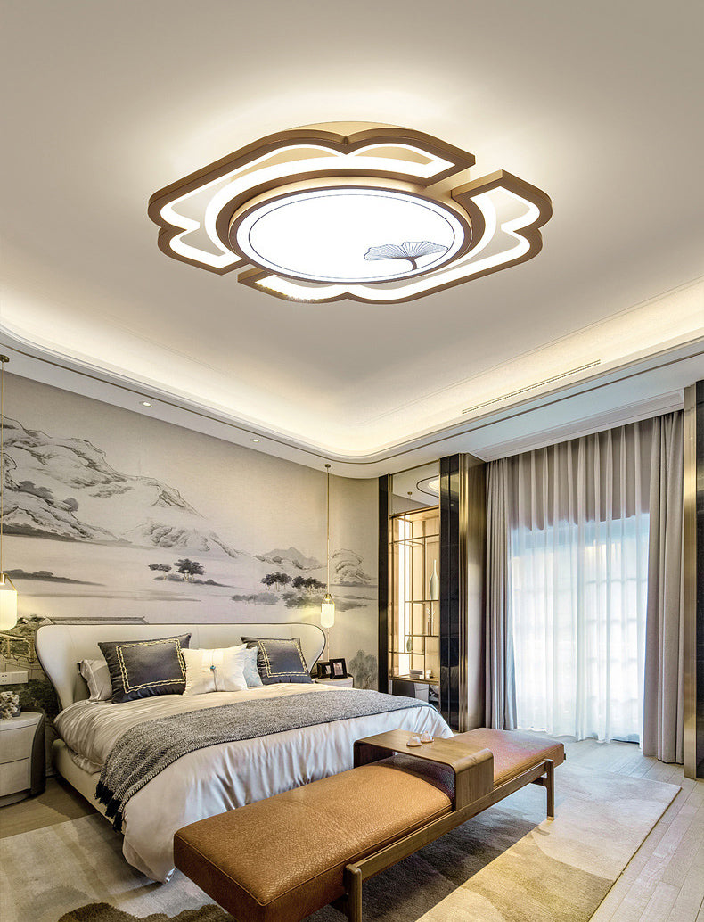 Luminaire de plafond encastré moderne en acrylique, luminaire LED pour salon