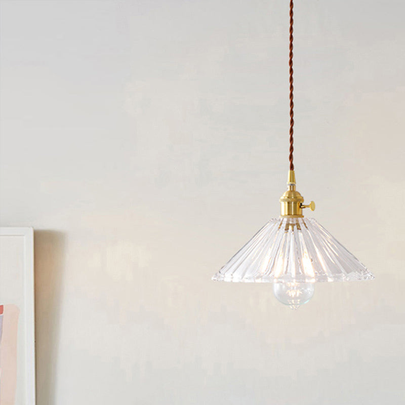 Lampada sospesa in ottone Implementazione industriale a 1 luccio di ciondoli per il ristorante