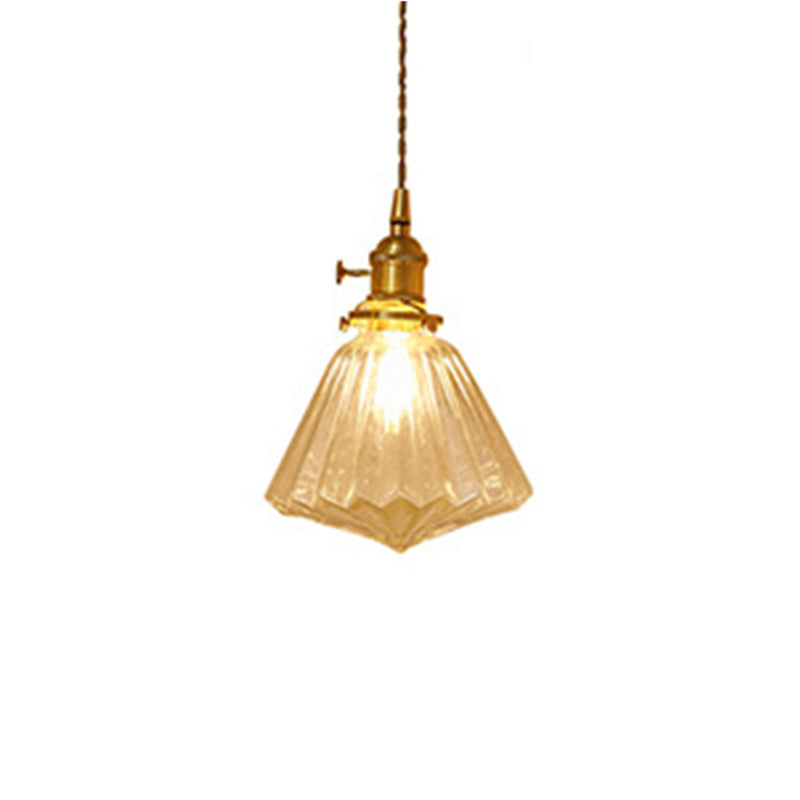 Lampada sospesa in ottone Implementazione industriale a 1 luccio di ciondoli per il ristorante