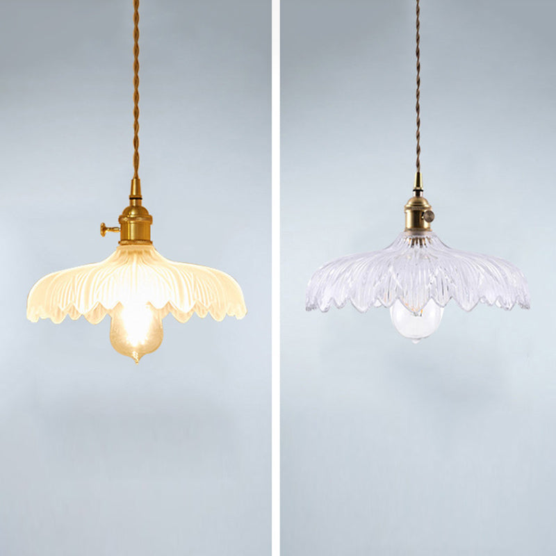 Lampada sospesa in ottone Implementazione industriale a 1 luccio di ciondoli per il ristorante