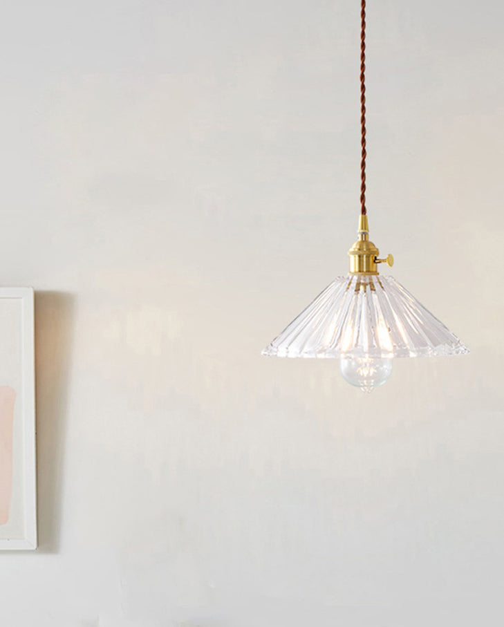 Lampada sospesa in ottone Implementazione industriale a 1 luccio di ciondoli per il ristorante