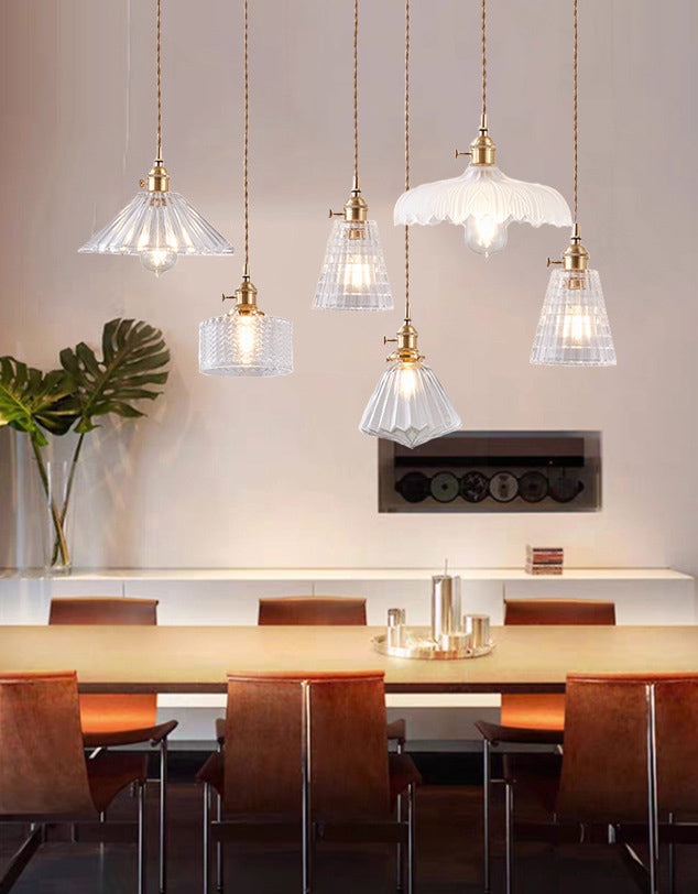 Lampada sospesa in ottone Implementazione industriale a 1 luccio di ciondoli per il ristorante