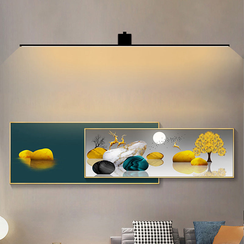 LED Metall Wandleuchte Lampe Einfache moderne linienförmige Innenwandmontageleuchte