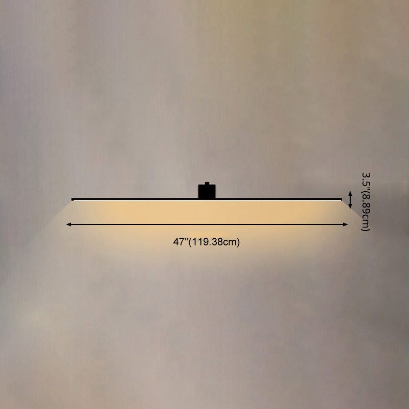 LED Metall Wandleuchte Lampe Einfache moderne linienförmige Innenwandmontageleuchte