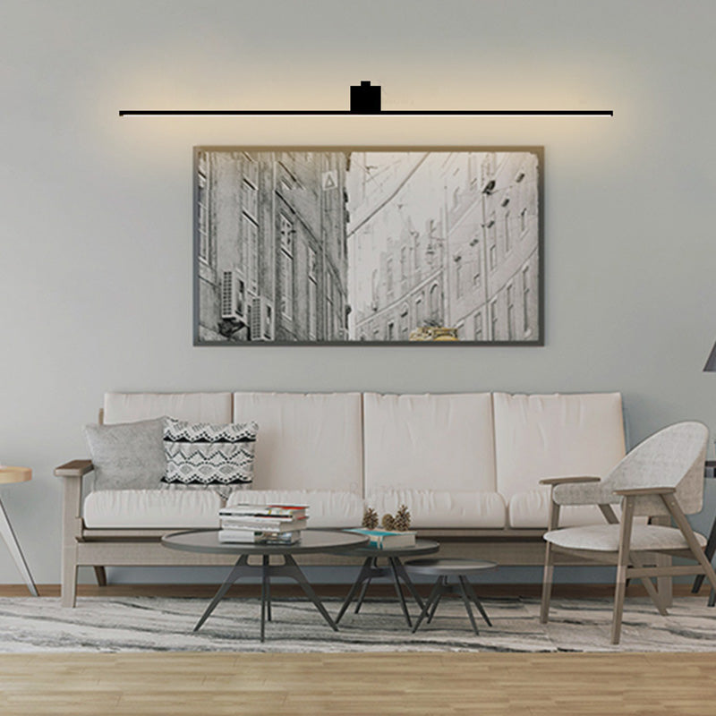 LED Metall Wandleuchte Lampe Einfache moderne linienförmige Innenwandmontageleuchte