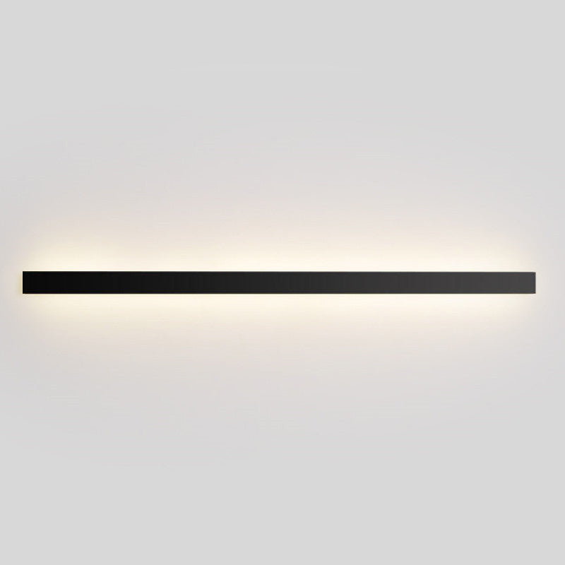 Rectangle Shaped Indoor Wall Mount Light Fixture Modern Style Metal LED Wall Sconce