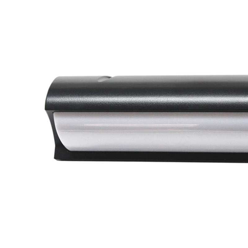 Aluminum Minimalistic LED Wall Sconce in Black Outdoor with Acrylic Shade