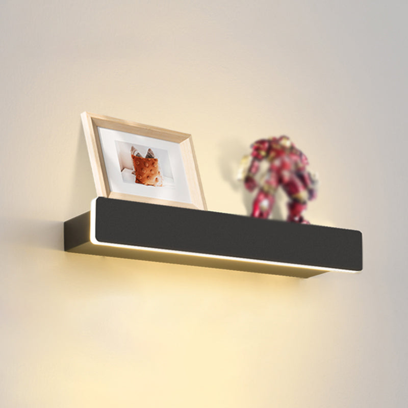 Rectangle Shaped Wall Sconce Modern Metal Acrylic LED Indoor Wall Mount Light (Without Decorations)