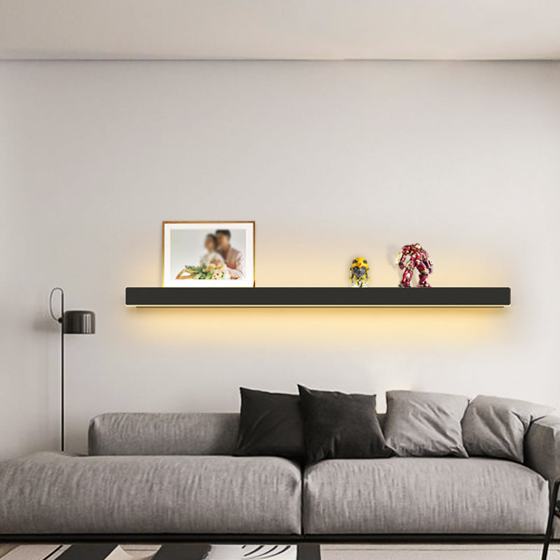 Rectangle Shaped Wall Sconce Modern Metal Acrylic LED Indoor Wall Mount Light (Without Decorations)