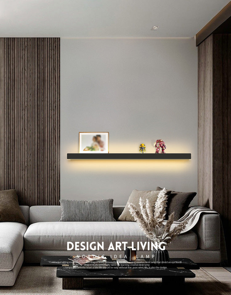 Rectangle Shaped Wall Sconce Modern Metal Acrylic LED Indoor Wall Mount Light (Without Decorations)