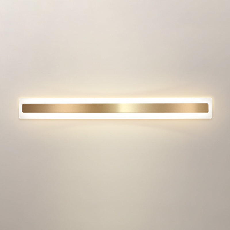 LÍNEA LED LÍNEA Luz moderna de estilo acrílico de metal