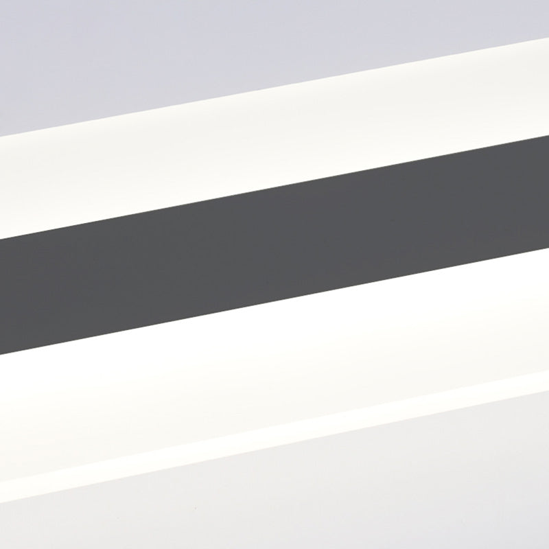 LÍNEA LED LÍNEA Luz moderna de estilo acrílico de metal