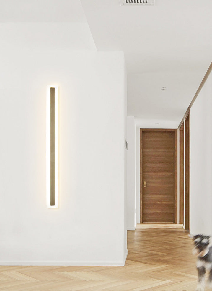 LÍNEA LED LÍNEA Luz moderna de estilo acrílico de metal