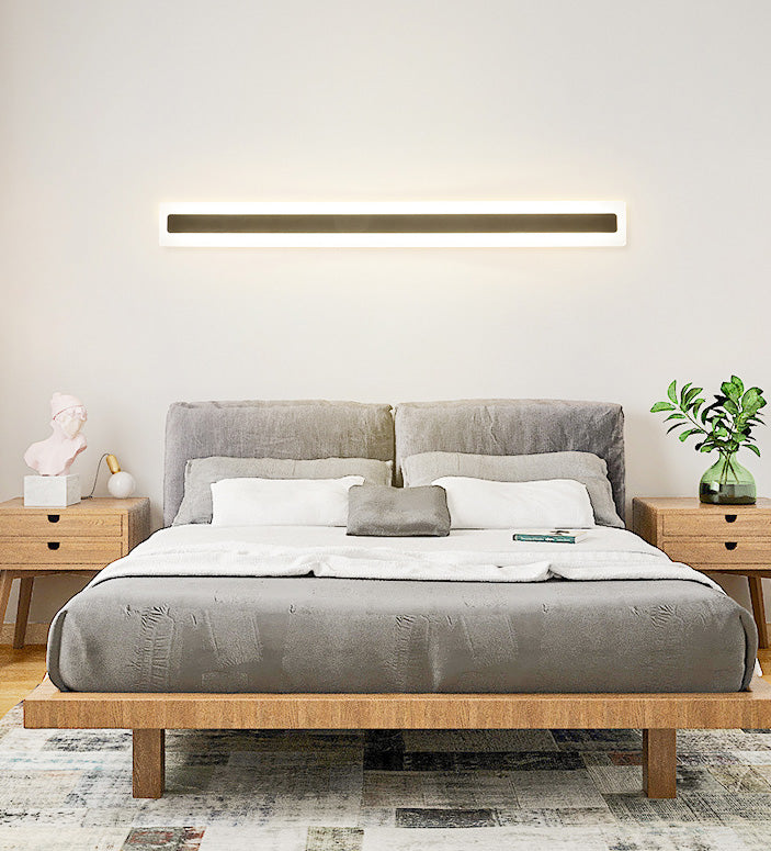 LÍNEA LED LÍNEA Luz moderna de estilo acrílico de metal