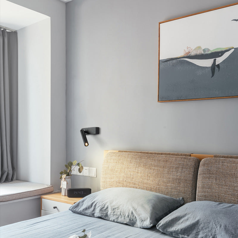 1 Light Wall Lighting Fixtures Minimalistic Wall Mounted Light Fixture for Bedside