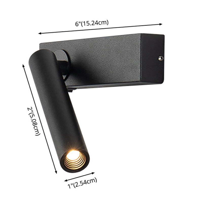 1 Light Wall Lighting Fixtures Minimalistic Wall Mounted Light Fixture for Bedside