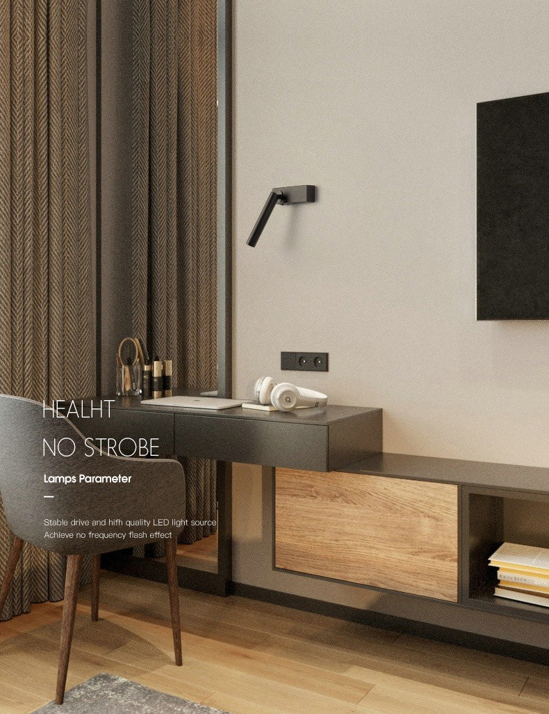 1 Light Wall Lighting Fixtures Minimalistic Wall Mounted Light Fixture for Bedside