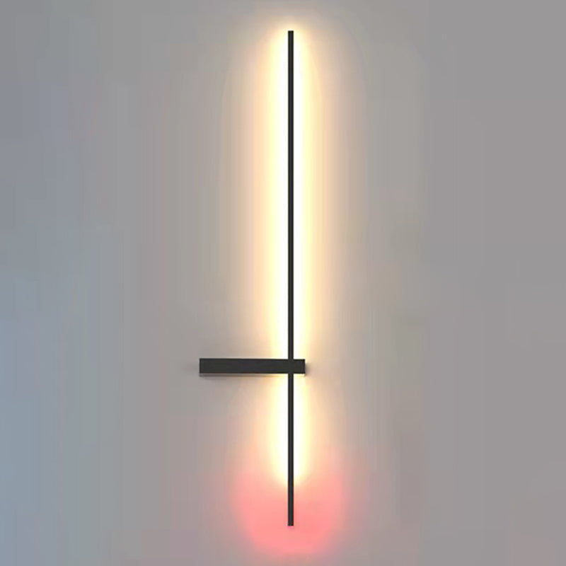 Moderno de tono lineal Diconteo Acrílico 1 Luces de luz para Hall and Foyer