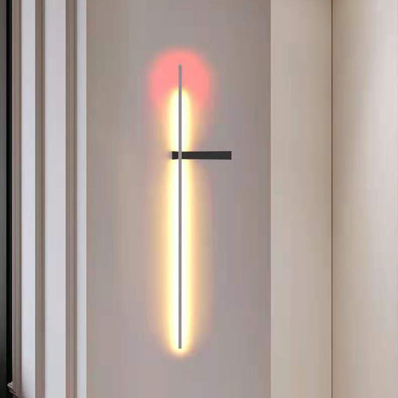 Moderno de tono lineal Diconteo Acrílico 1 Luces de luz para Hall and Foyer