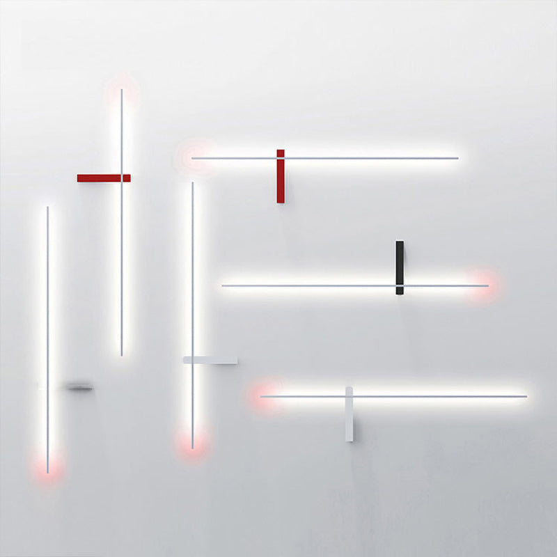 Moderno de tono lineal Diconteo Acrílico 1 Luces de luz para Hall and Foyer