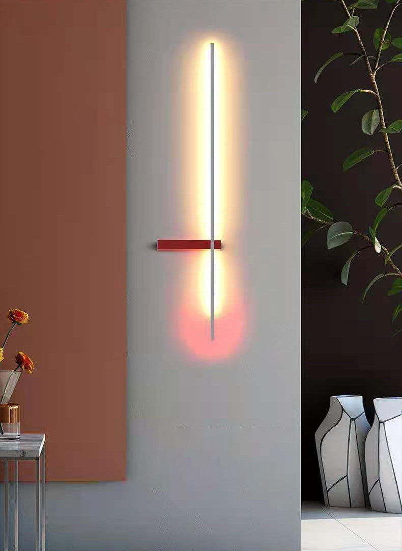 Moderno de tono lineal Diconteo Acrílico 1 Luces de luz para Hall and Foyer