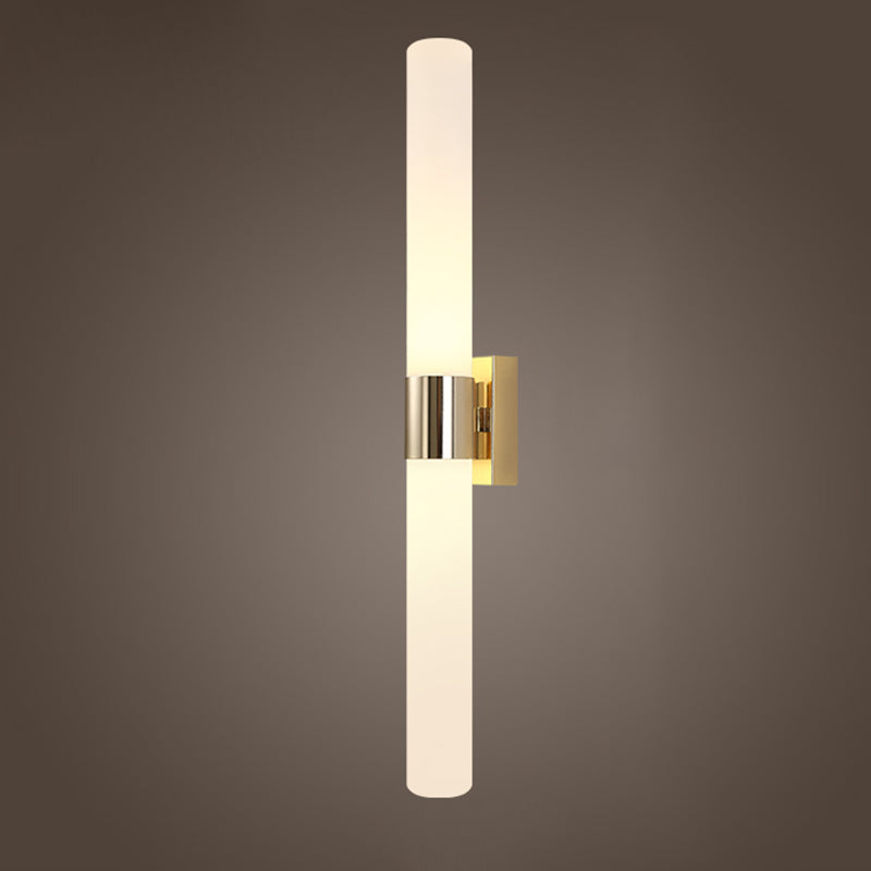 2 Lights Contemporary Wall Mounted Light Fixture Aluminum Indoor Flush Mount Wall Sconce