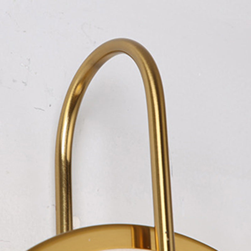 Lampada montata a parete circolare Postmoderna Simplicity Stone Wall Mount Lampada per soggiorno