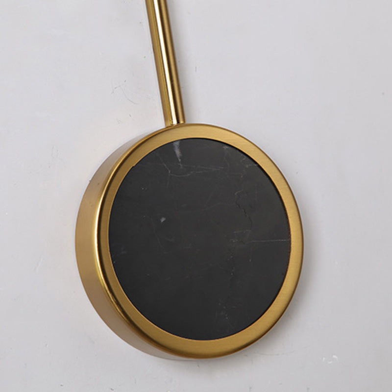 Lampada montata a parete circolare Postmoderna Simplicity Stone Wall Mount Lampada per soggiorno