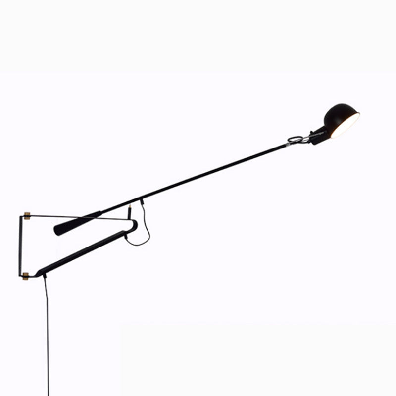Schwung Armwand montierte Lampe postmoderne Einfachheit Metall Wandleuchte für Wohnzimmer
