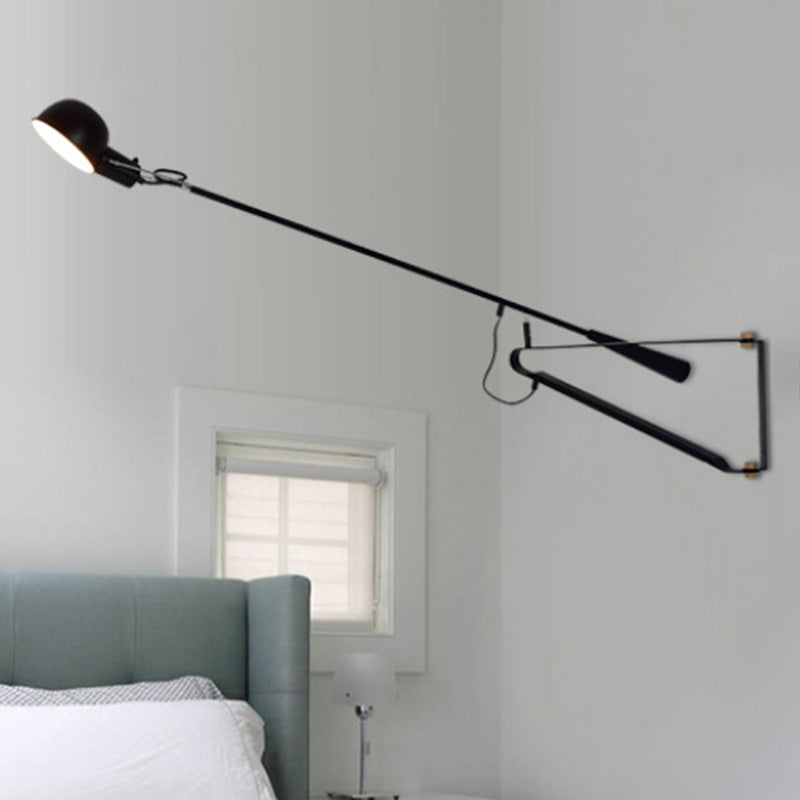 Schwung Armwand montierte Lampe postmoderne Einfachheit Metall Wandleuchte für Wohnzimmer