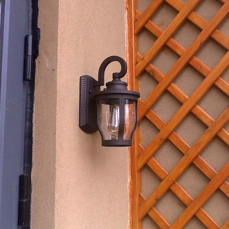 Wall Sconce Light Fixture Industrial Style Glass Shaded Wall Mounted Light Fixture