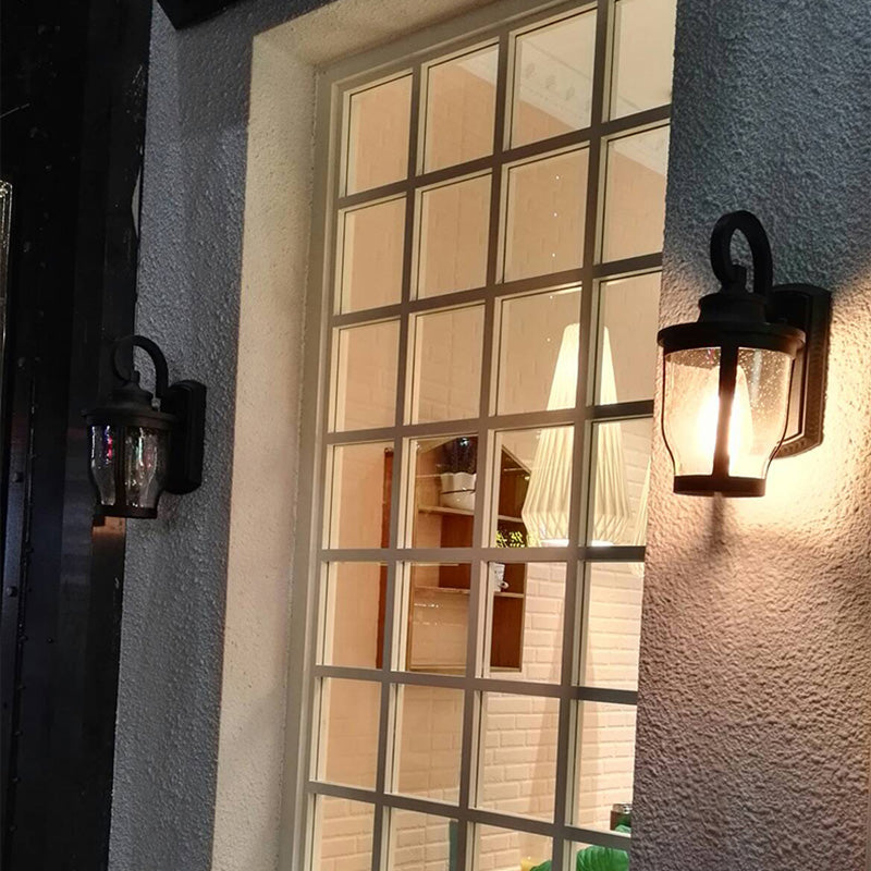 Wall Sconce Light Fixture Industrial Style Glass Shaded Wall Mounted Light Fixture