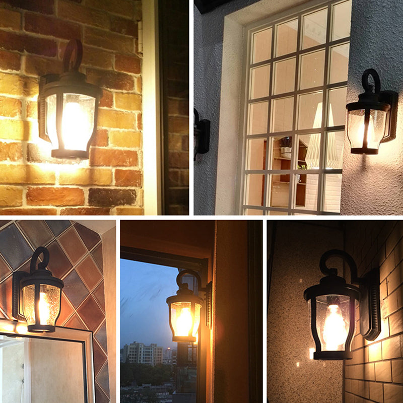 Wall Sconce Light Fixture Industrial Style Glass Shaded Wall Mounted Light Fixture