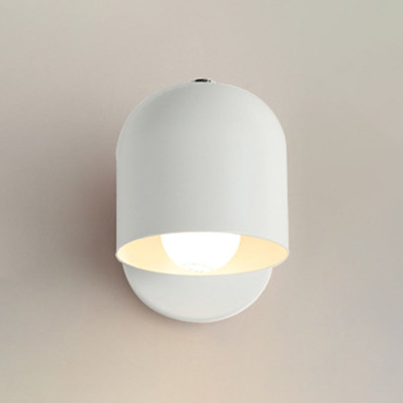 Dome Wall Mounted Lamp Modern Simplicity Macaron Metal Wall Mount Lamp for Living Room