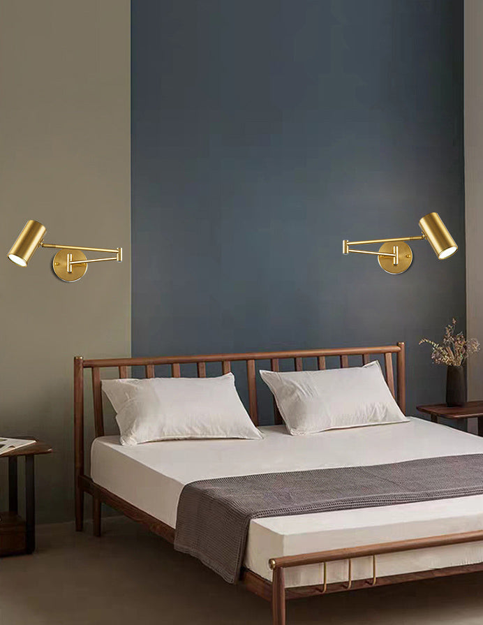 Swing Arm Wall Mounted Lamp Postmodern Simplicity Acrylic Wall Sconce for Living Room