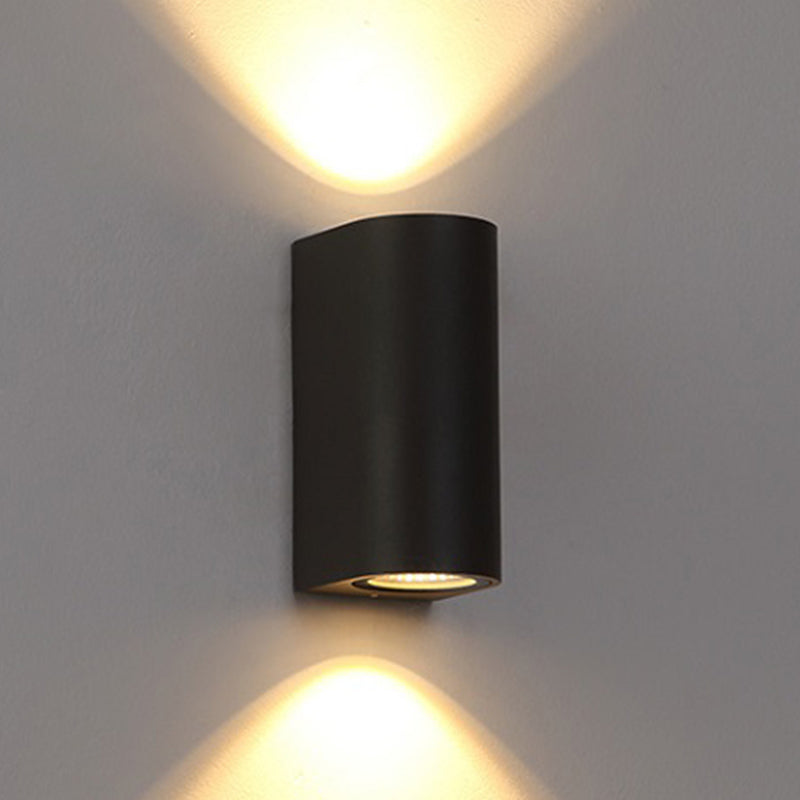Estilo moderno decorativo decorativo de dos luces arriba y abajo de la pared LED apliques de pared al aire libre