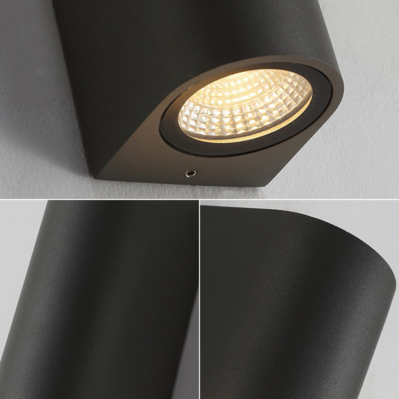 Estilo moderno decorativo decorativo de dos luces arriba y abajo de la pared LED apliques de pared al aire libre