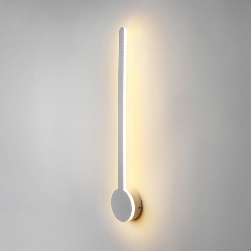 LED Pendulum Shape Wall Lamp Line Light Modern Style Metal Aluminum Wall Sconce