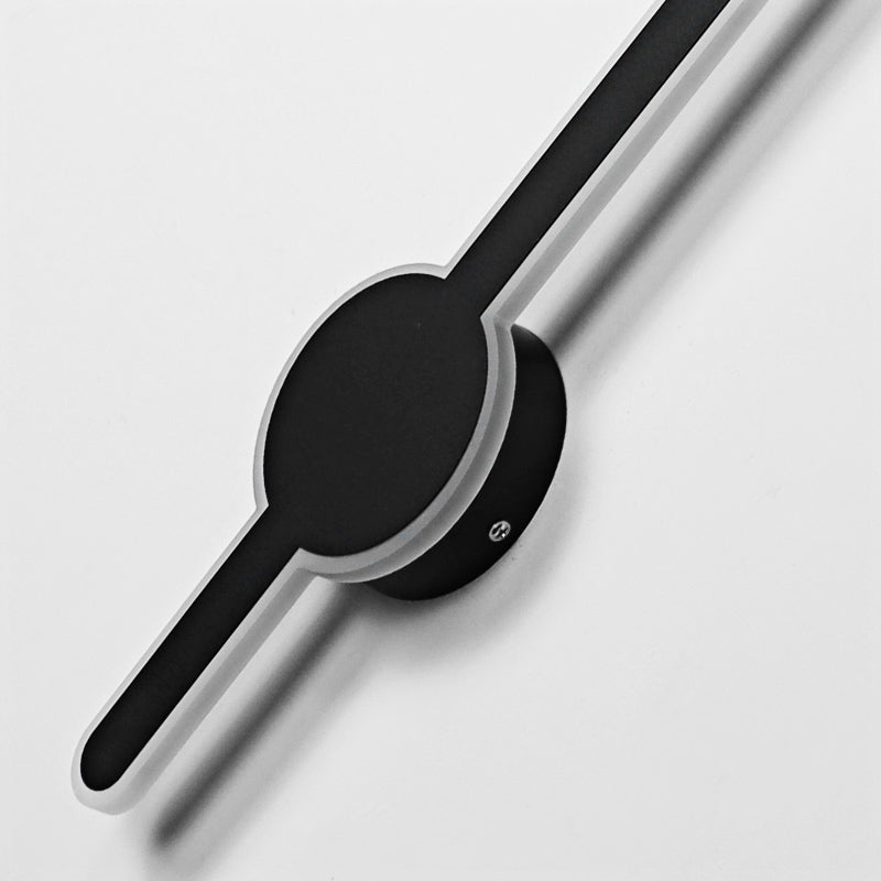 LED Pendulum Shape Wall Lamp Line Light Modern Style Metal Aluminum Wall Sconce