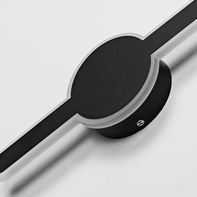 LED Pendulum Shape Wall Lamp Line Light Modern Style Metal Aluminum Wall Sconce