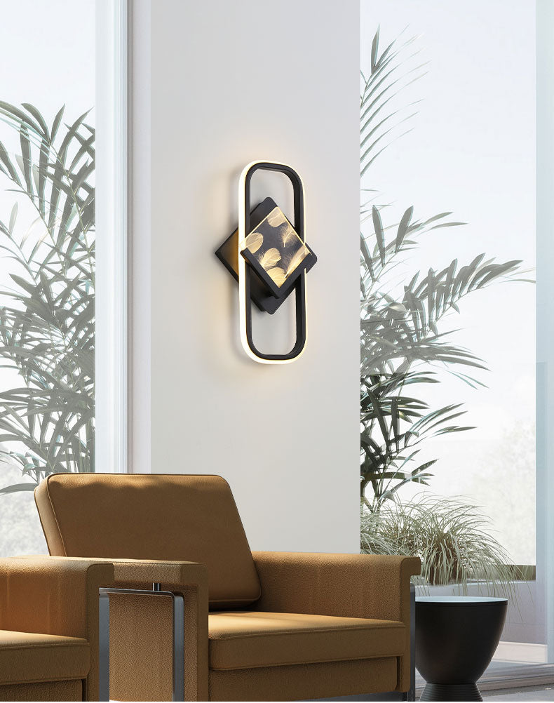 2 lámparas de pared opcionales de color LED LECHE CONDEMPUENTAS DE LA MUALLA CONTAJE