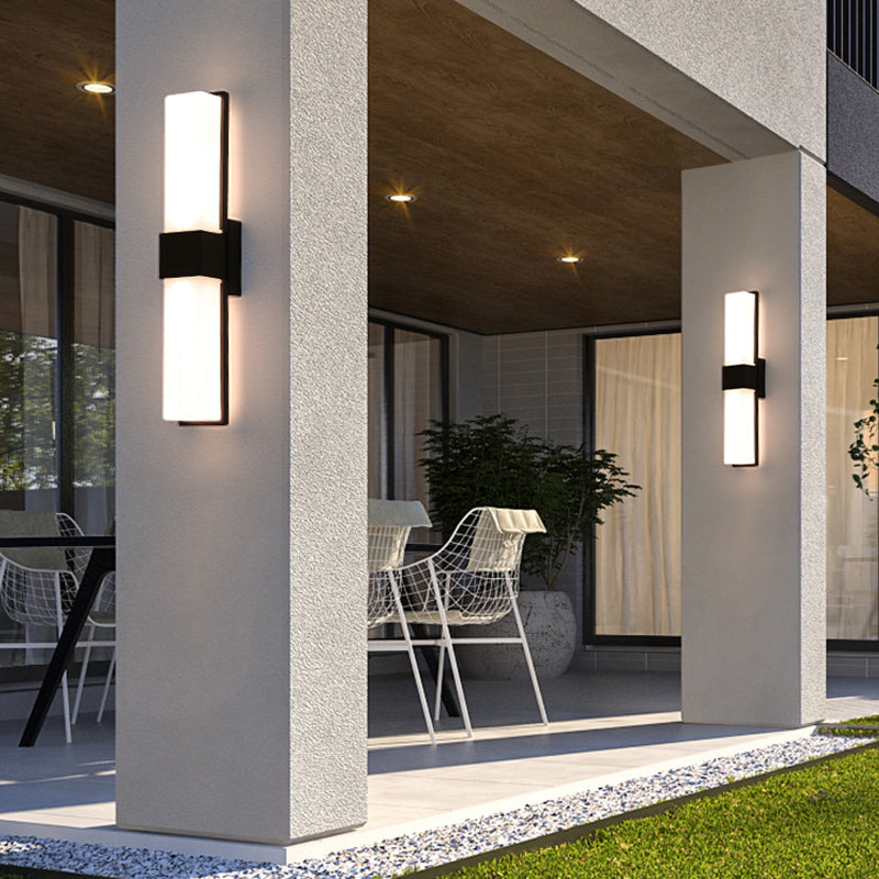 Lámparas de pared LED rectangulares opcionales de 3 color